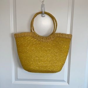 Woven Paper like Summer Bag